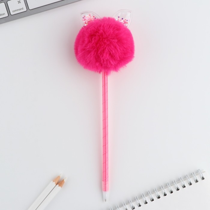 Ручка прикол шариковая синяя паста &laquo;Для тех у кого лапки&raquo; пластик