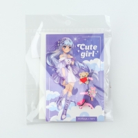 Кольцо 3 шт с тату Cute girl 8 х 12 см