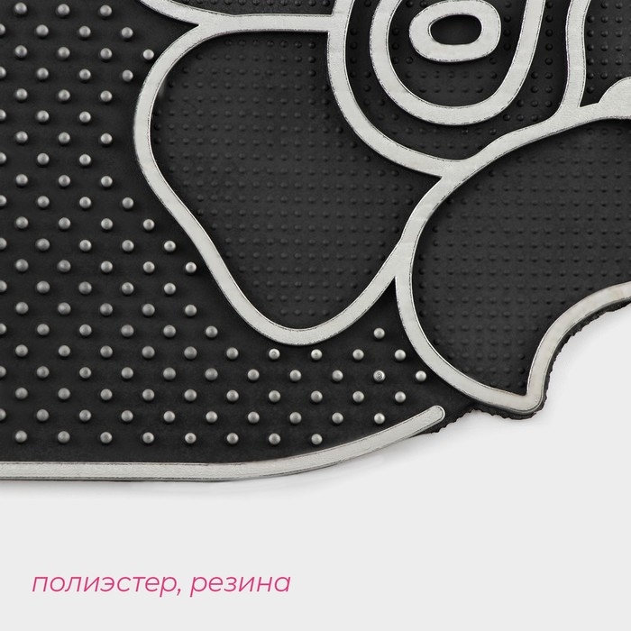 Коврик придверный цветок 41,5х75 см "Welcome цветы"