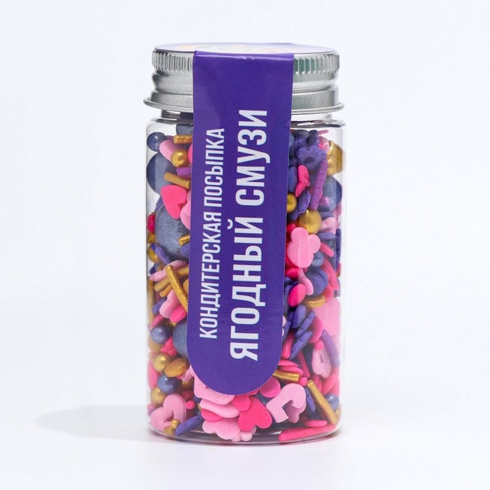 Кондитерская посыпка &laquo;Ягодный смузи&raquo;, 50 г