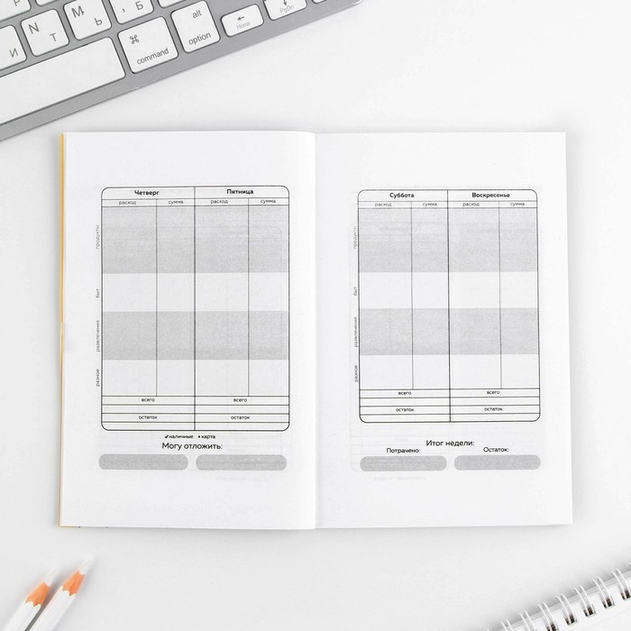 Умный блокнот CashBook А6, 68 листов &laquo;Денежный кот&raquo;