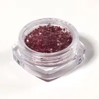 Блёстки для декора, средние/мелкие, розовые