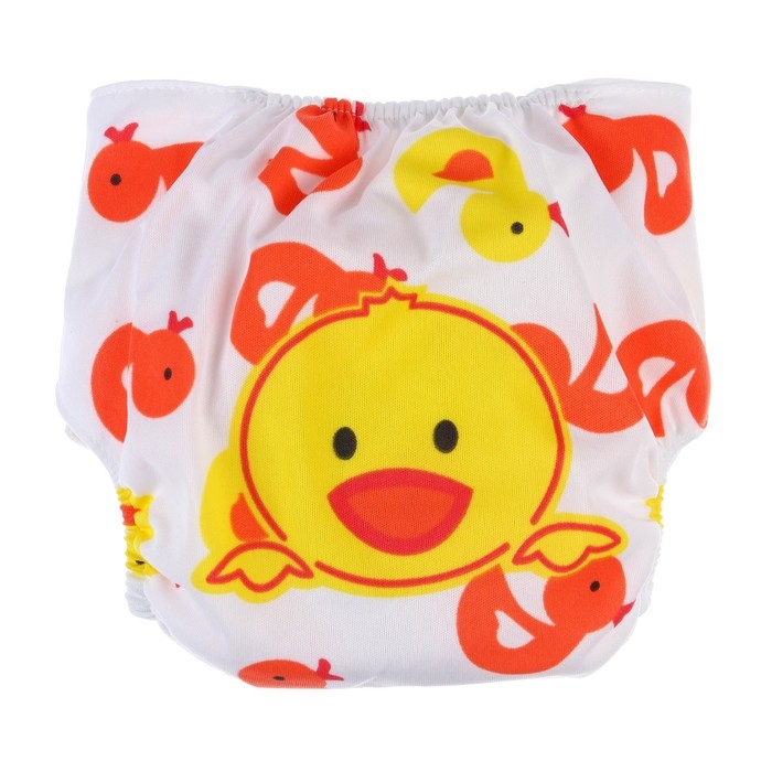 Многоразовый подгузник с вкладышем &laquo;Утята&raquo;