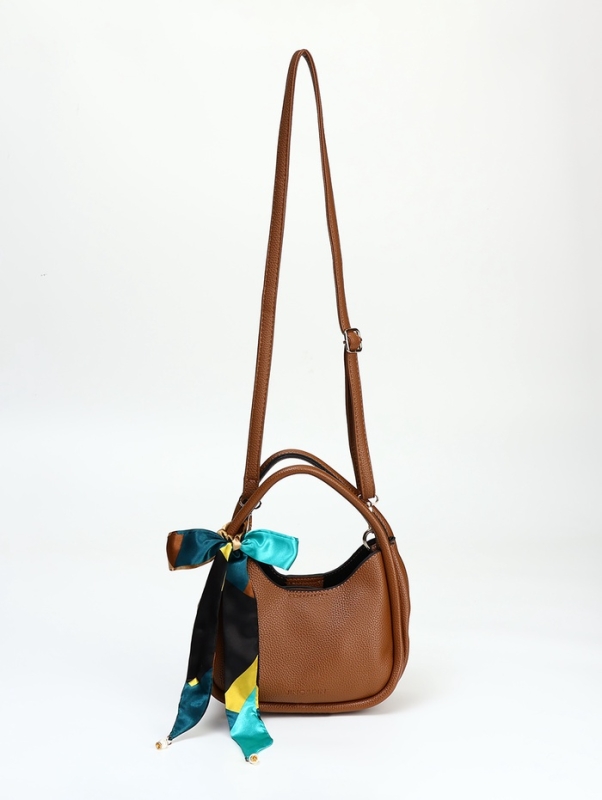 Сумка женская тоут на молнии, цвет коричневый