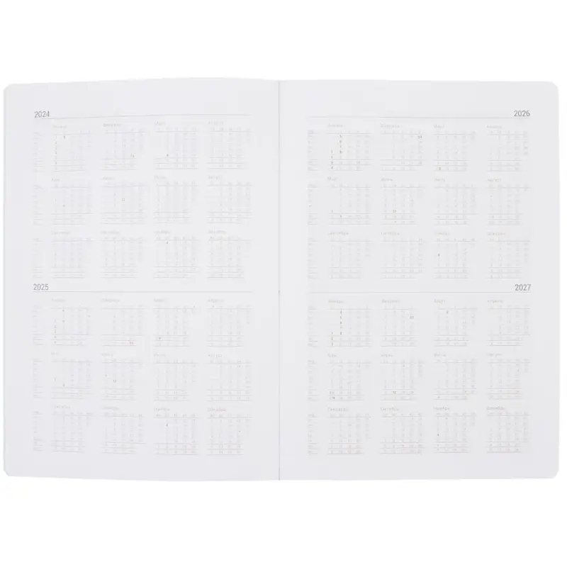 Ежедневник New Factor, недатированный, зеленый