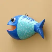 Панно &laquo;Рыба-хищник&raquo;, 22&times;11&times;5 см, дерево, разноцветное