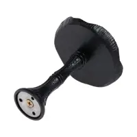 Крючок для штор CAPPIO KS036, d=9.5 мм, цвет черный, 2 шт