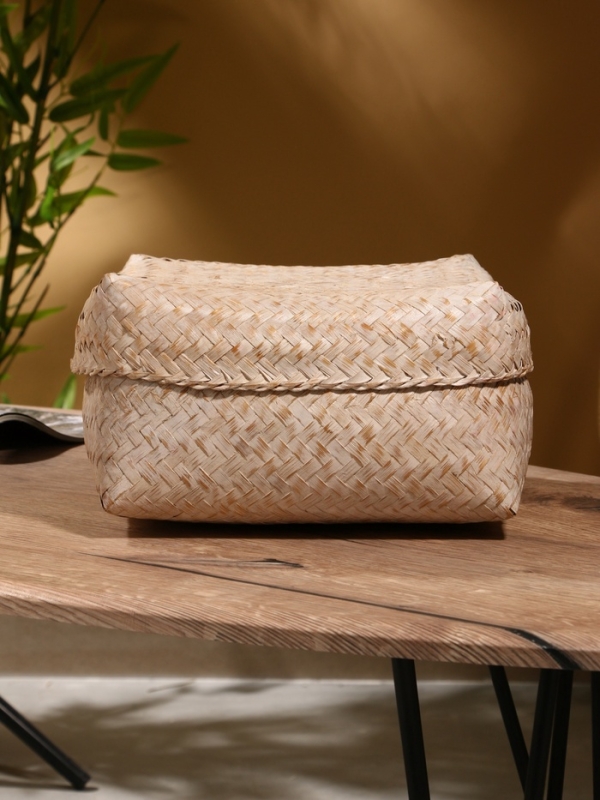 Набор плетеных корзин "Энди" 28.5х28.5х18.5 см