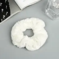 Резинка для волос &laquo;Орбита&raquo;, нежность, 9 см, белая