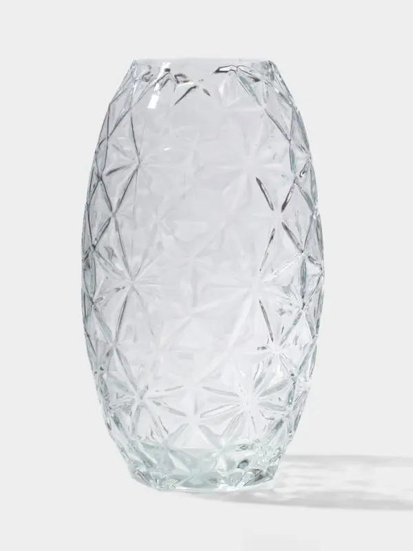 Ваза стекло настольная "Гунвор" 23,5х12 см, прозрачный