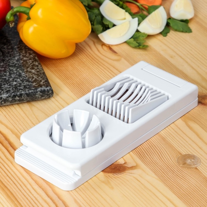 Яйцерезка Magistro Vegan pro, 2 режима, 21&times;8,5&times;5 см, цвет белый