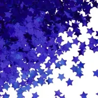 Конфетти &laquo;Звезда&raquo; синие, металлик, 1.5 см, 50 г