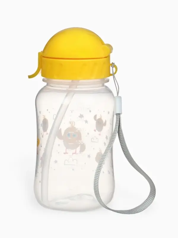 Поильник-непроливайка с трубочкой, 270 мл, ЦЫП-ЦЫП