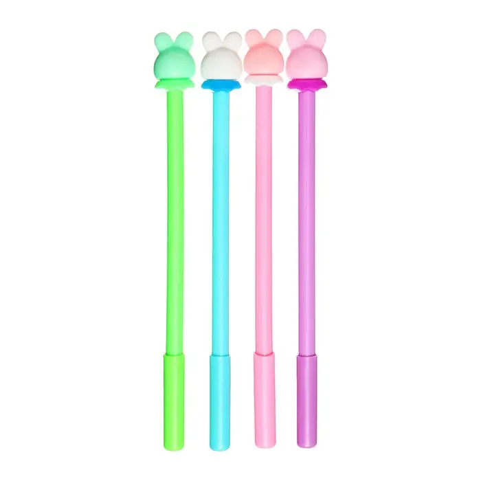 Ручка - прикол гелевая &laquo;Зайка&raquo; МИКС