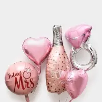 Воздушные шары фольгированные, набор &laquo;Девичник&raquo;, 5 шт.