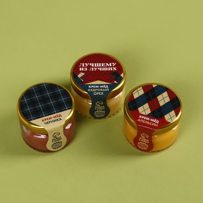 Подарочный набор &laquo;Настоящему мужчине&raquo;, чай, крем-мёд, орехи в шоколаде