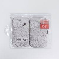 Набор маникюрный «Карта», 6 предметов, в футляре, чёрный, белый Набор маникюрный «Карта», 6 предметов, в футляре, чёрный, белый