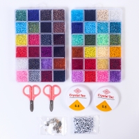 Набор для создания украшений, 48 цветов, леска, фурнитура, шармы