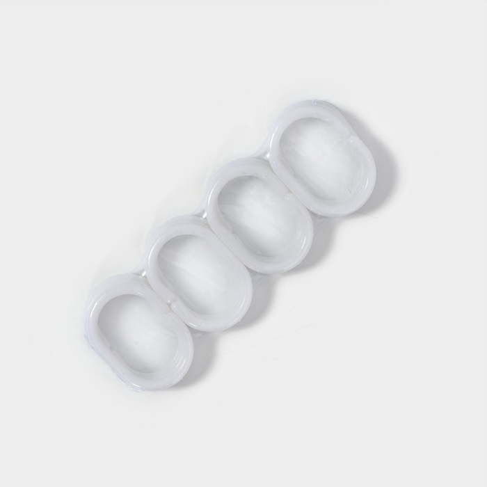 Штора для ванной &laquo;Классика&raquo;, с люверсами, с утяжелителями, PEVA ароматизированная, 180&times;180 см, белая