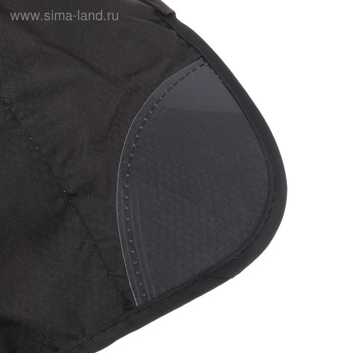 Органайзер на заднее сиденье 105 х 33 см, сетка-карман, черный