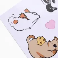 Набор для создания брелока из эпоксидной смолы "Мишка" с блёстками