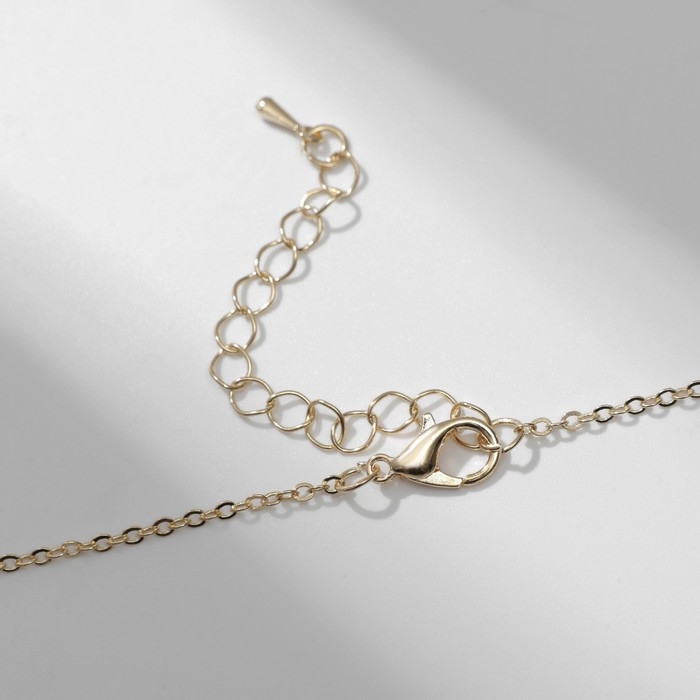 Кулон &laquo;Прелесть&raquo; самолёт, цветной в золоте, 40 см