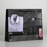 Пакет подарочный ламинированный, упаковка, &laquo;Стиль&raquo;, ML 21 х 25 х 8 см