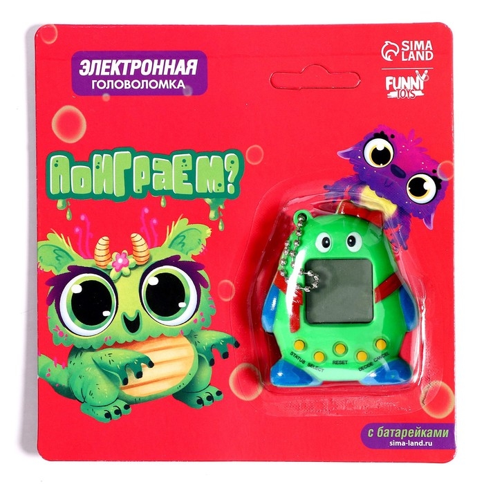 Электронная игра &laquo;Поиграем?&raquo;,168 персонажей, цвета МИКС, на блистере