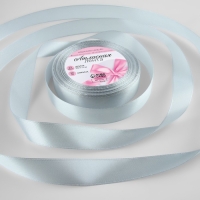 Лента атласная, 20 мм &times; 23 &plusmn; 1 м, цвет платиновый