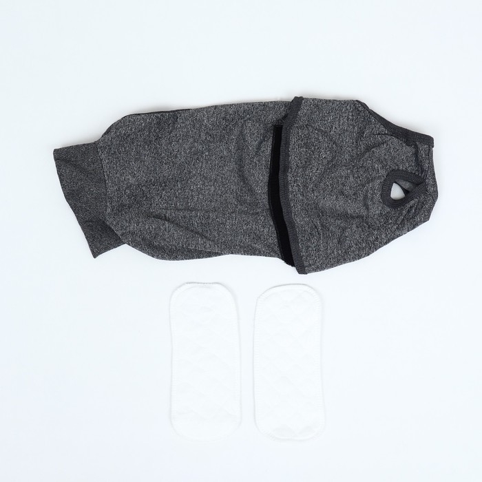 Попона послеоперационная, полиэстер+спандекс, L (ОГ 64-74, ОТ 46-53 см, вес 36-50 кг)