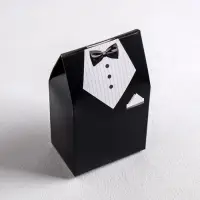 Коробка бонбоньерка, упаковка подарочная, свадебная, упаковка подарочная, &laquo;Костюм жениха&raquo;, 5.5 х 10 см