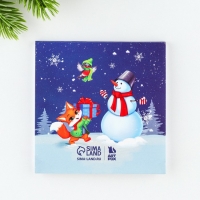 Подарочный набор новогодний, блокнот и восковые мелки &laquo;Время чудес&raquo;