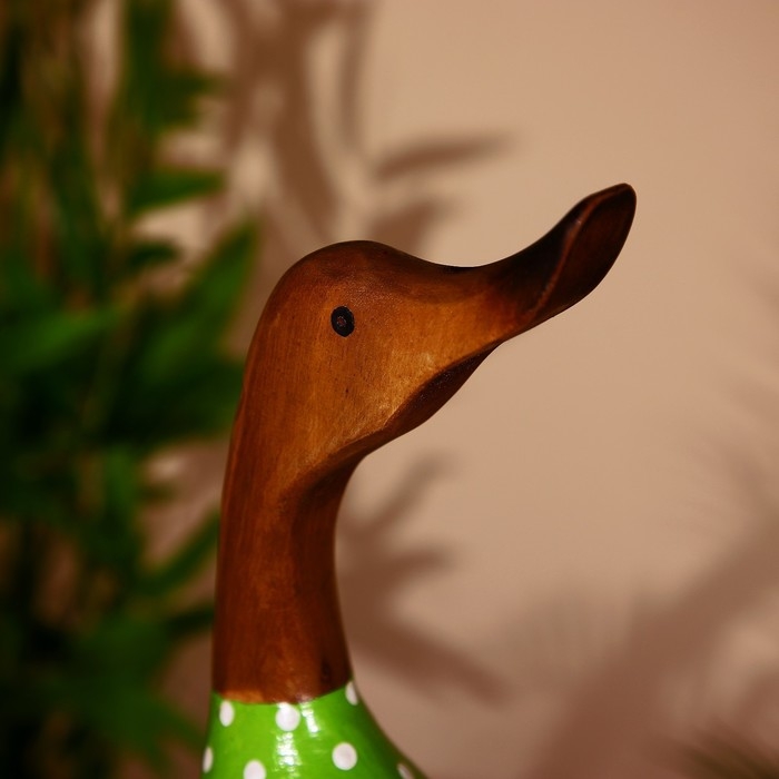 Сувенир "Утка в зелёном" дерево 45 см