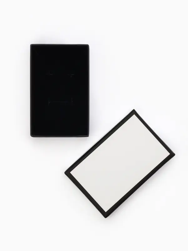 Коробочка подарочная под набор "Стиль", 5*8 см, цвет чёрно-белый