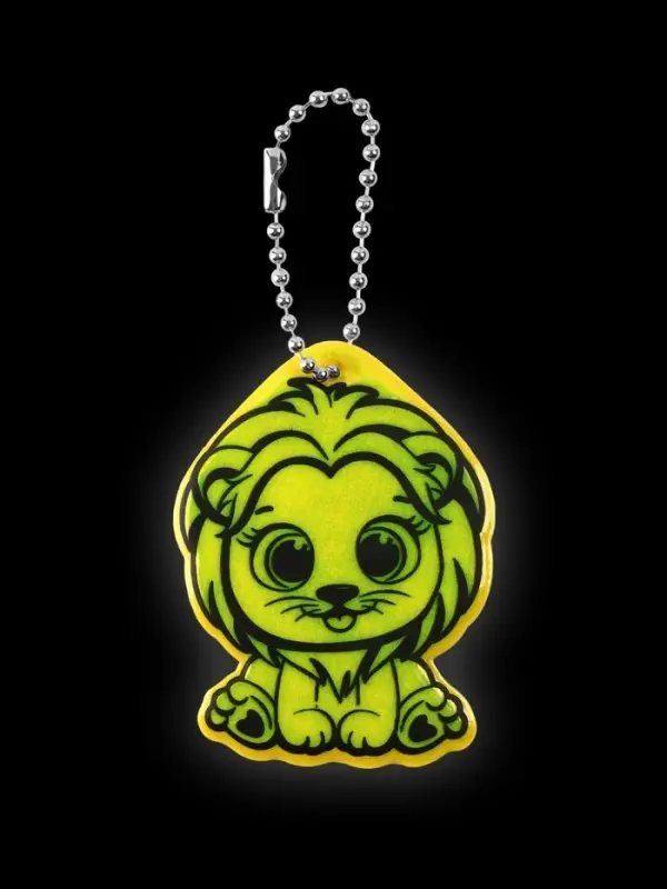 Светоотражающий элемент &laquo;Львёнок&raquo;, двусторонний, 4.5&times;6 см, МИКС