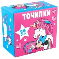 Точилка пластиковая прямоугольная, &laquo;Минни Маус&raquo;