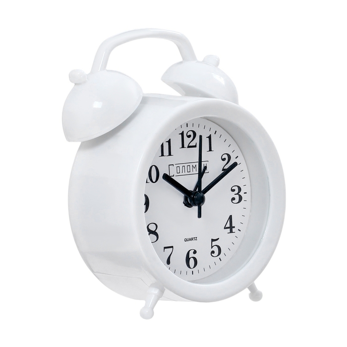 Часы - будильник настольные "Соломон", дискретный ход, 9.8 х 12 см, АА