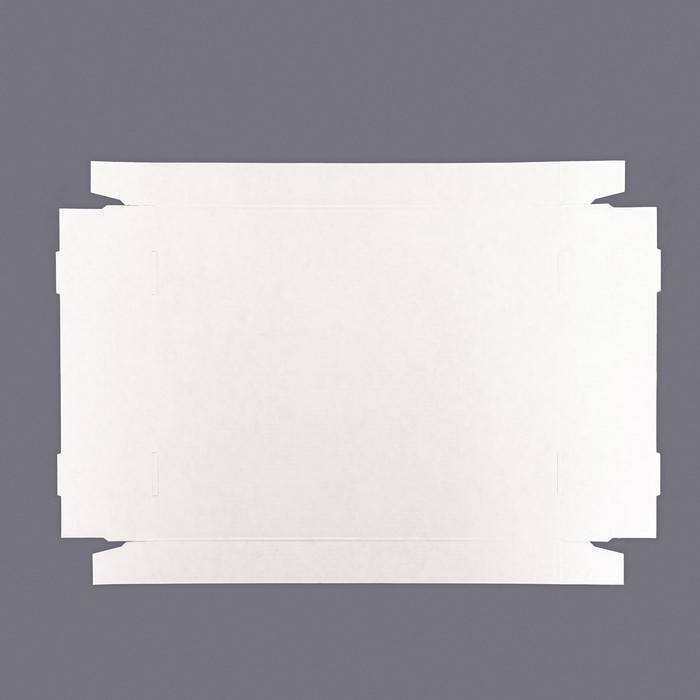 Складная коробка, белая, 31,2 х 25,6 х 16,1 см