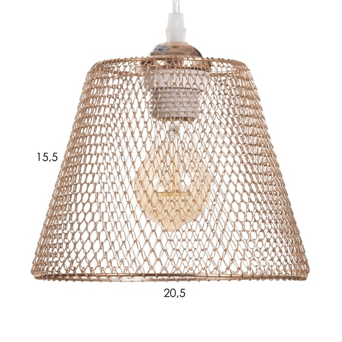 Светильник "Бенни" 1х40Вт Е27 Золото 20х20х80(20)см