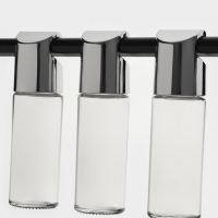 Набор банок для специй на рейлинг "Хэнг", 5 шт, 100 мл, 4х14 см