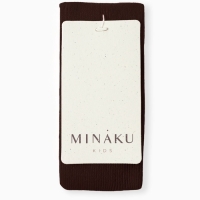 Колготки детские с лямками MINAKU, цв.коричневый, рост 74-80