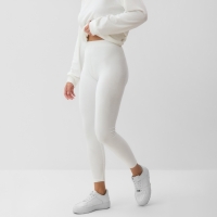 Костюм женский (свитшот и леггинсы) KAFTAN Plushy р. 40-42, белый