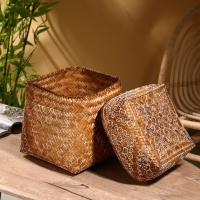 Корзинка плетеная "Морокко" 23х23х30 см Корзинка плетеная "Морокко" 23х23х30 см