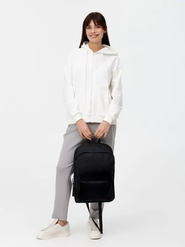 Рюкзак Patch Catcher с карманом из липучки, черный