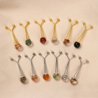 Зажим для платка &laquo;Хрусталь&raquo; шарик, цвет МИКС (неделимая фасовка 12 шт., цена за шт.)