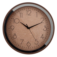 Часы настенные интерьерные &laquo;Блестки&raquo;, плавный ход, d-35 см, золотые