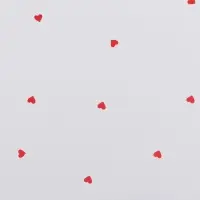 Плёнка в листах для цветов и декора, &laquo;Сердечки&raquo;, 58&times;58&plusmn;5% см