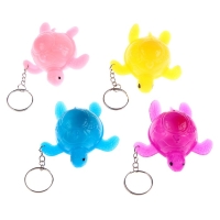 Мялка &laquo;Черепашка&raquo; на брелоке, цвета МИКС