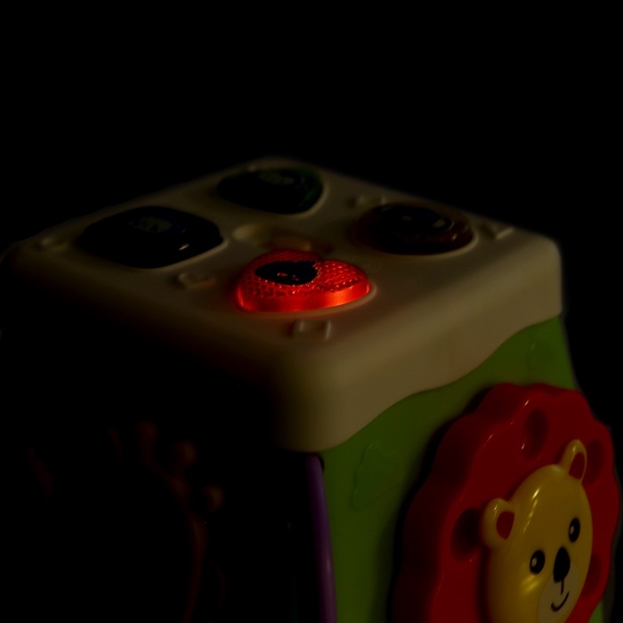 Музыкальная развивающая игрушка &laquo;Бизикубик&raquo;, звуковые и световые эффекты