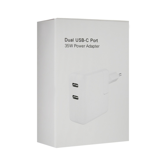 Сетевое зарядное устройство GQ-9, 2 Type-C, 3 A, 35 W, белое Сетевое зарядное устройство GQ-9, 2 Type-C, 3 A, 35 W, белое
